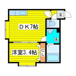 北１３条東駅 徒歩5分 3階の物件間取画像